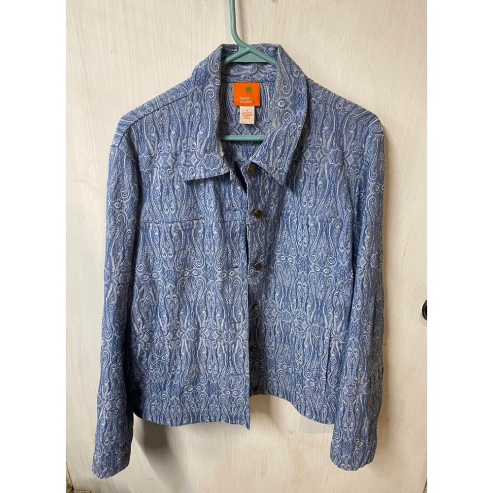 Hearts of Palm Stretch Denim Jacket size 16